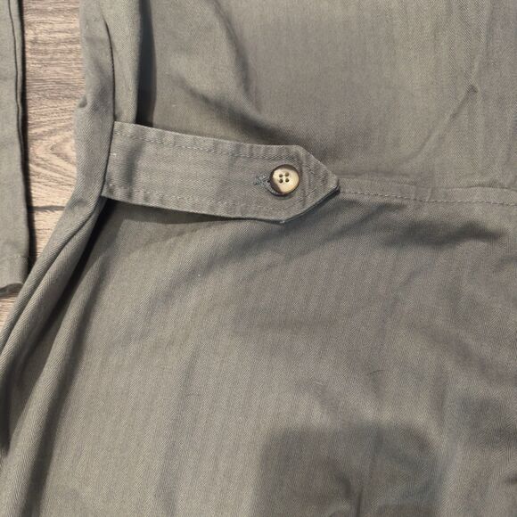 Gamine Workwear x Dickies Womens Miles Coveralls Size L 30”Inseam USA Made Olive - Picture 11 of 14